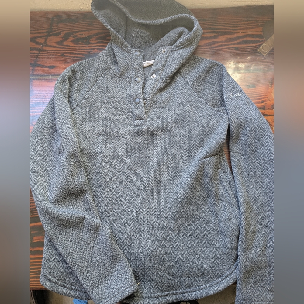 Columbia Women’s Snap-Front Fleece Hoodie – XS